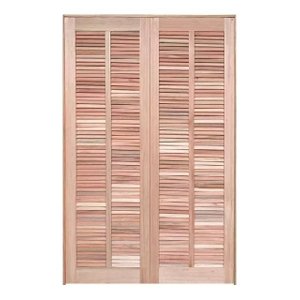 Porta Balcão Abrir Veneziana Eucalipto 2,10x1,40 Cx17 Frainer