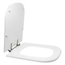 Ver imagem 2 de Assento Sanitário Poliéster para Louça Elite (celite) Aço (reb. Oculto) Branco