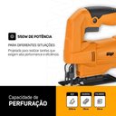 Ver imagem 2 de Serra Tico Wf STT01 550W Base Regulável 0 Graus a 45 Graus Amarelo Wap 7,5cm 220V