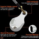 Ver imagem 2 de Suporte para Tubo Oblongo Cabideiro Guarda-Roupa 20 Peças