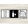 Kit 3 Quadros para casa - Cozinha - 1