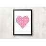 Quadros para casa - Decoração Coração Rosa - 1
