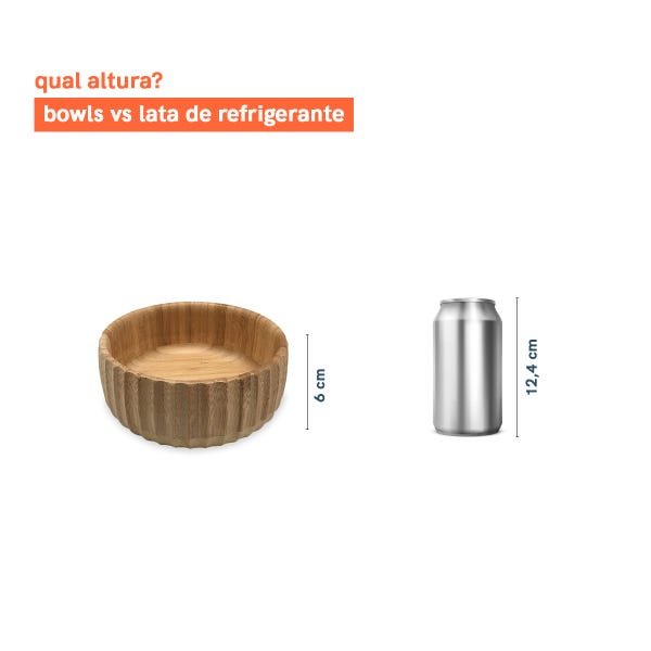 Kit 3 Bowls Canelados de Bambu Pequeno - OIKOS - 3