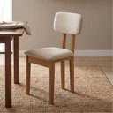 Ver imagem 7 de Cadeira Jantar Estofada Luna Tecido Boucle 100% MDF Cor:Cinamomo com Gelo