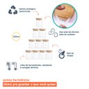 Ver imagem 4 de Potes de Mantimentos Quad 200Ml com Tampa Bambu - 10 Peças