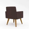 Poltrona Nina Decorativa:Suede Marrom - 2