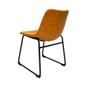 Ver imagem 5 de Kit Jogo com 02 Cadeiras para Sala Mesa de Jantar Munich Luxo Estofada Moderna Bruna Caramelo