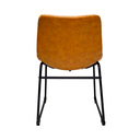 Ver imagem 6 de Kit Jogo com 02 Cadeiras para Sala Mesa de Jantar Munich Luxo Estofada Moderna Bruna Caramelo