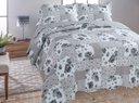 Ver imagem 1 de Colcha Cobre Leito Ultrassonic Dupla Face Estampada Queen 240x260cm - Colcha Jau Cinza
