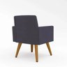 Poltrona Nina Decorativa:Suede Cinza Grafite - 3