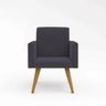 Poltrona Nina Decorativa:Suede Cinza Grafite - 2