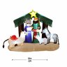 Enfeite Natal Presepio Inflavel 14 Led Biv 254cm - 1