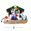 Ver imagem 1 de Enfeite Natal Presepio Inflavel 14 Led Biv 254cm
