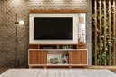 Ver imagem 1 de Estante Home Denver 1.8 Cinamomo Mel/off White/carrara