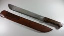 Ver imagem 2 de Facão Gaúcho Artesanal Cascavel 16' Aço Inox 49 cm Full Tang