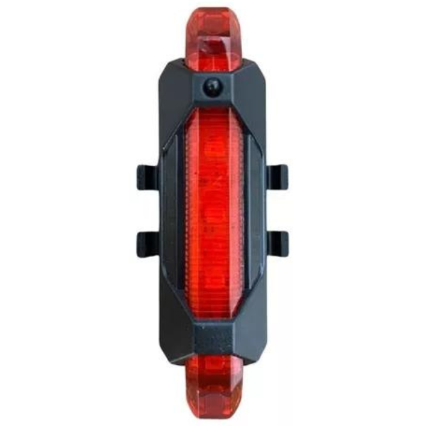 Kit Bike Farol Frontal + Traseiro Ultra Led Usb Recarregável - 5