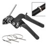 Alicate de Aperto e Corte + 100 Abraçadeira Aço inox Zip Tie - 1