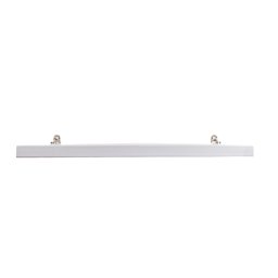 KIT com 4 Prateleiras BRANCAS em MDF com ferragens 30x10cm Decoração Foto - 5