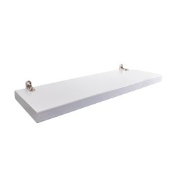 KIT com 4 Prateleiras BRANCAS em MDF com ferragens 30x10cm Decoração Foto - 7
