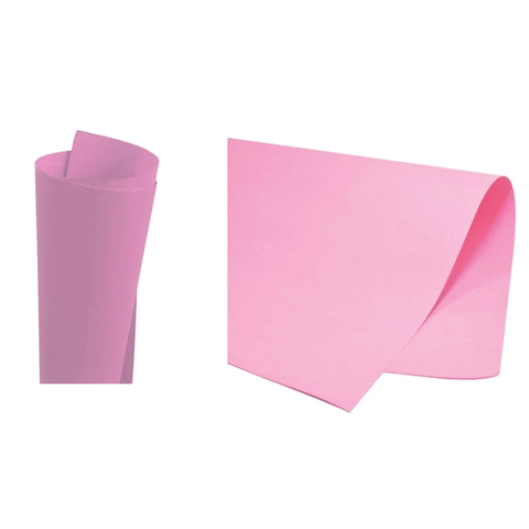 Pacote de Papel Color Set 48x66cm Rosa Claro C/ 20 - Ridet