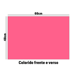Pacote de Papel Color Set 48x66cm Rosa Claro C/ 20 - Ridet - 4