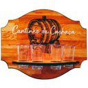 Ver imagem 1 de Pingometro Madeira Rústica Decor Cantinho Da Cachaça 4 Copos