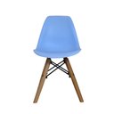 Ver imagem 2 de Kit Mesa Redonda Branca 60cm + 2 Cadeiras Charles Eames Eiffel Infantil Kids Azul e Rosa Claro