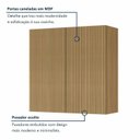 Ver imagem 5 de Cozinha Rainha 5 Peças 8 Portas 100% MDF Bege/Nature Greige