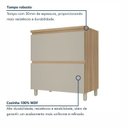Ver imagem 6 de Cozinha Rainha 5 Peças 8 Portas 100% MDF Bege/Nature Greige