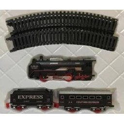 Trem Clássico Vagão Express A Pilha 13 Pçs Infantil Brincar - 2