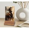 Placa e Display Decorativa de Mesa com Tema Cavalo - 2