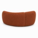 Ver imagem 6 de Sofá Zah 240 cm 4 Lugares Luxo Orgânico Curvo Bouclé Premium:Bouclé Terra Cota