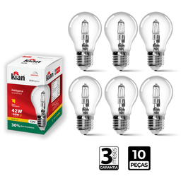 Kit 10 Lâmpada Ecológena 42w 127v E27 Kian - 2