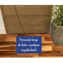 Ver imagem 1 de Tapete Passando Longe de Toda e Qualquer Negatividade! 60x40:a.royal