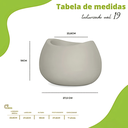 Ver imagem 2 de Vaso Texturizado Oval 19 Cimento Nutriplan
