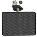 Ver imagem 1 de Tapete Higienico Coletor Areia Gato Pet Animais Petshop Anti Sujeira Casa limpa Chao Limpo LEVA PRA