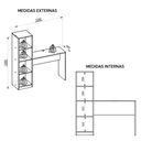Ver imagem 6 de Mesa Para Computador e Estante Para Escritório Tower Caemmun