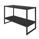 Ver imagem 4 de Nicho Parede Escritório 63cm X 28cm 2 Prateleiras F5 Office Cor:preto