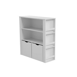 Organizador com Baús e Porta Livros Duplo Manuel 100% Mdf Woodcore - 2