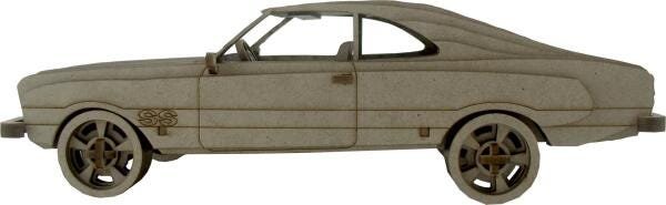 Carrinho Opala Ss - Carro Mdf 3 D - 2