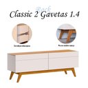 Ver imagem 3 de Rack Bancada Classic 2 Gavetas 1.4 Off White Nature - Imcal