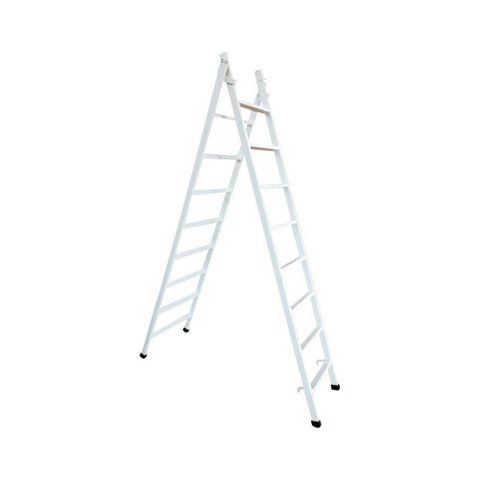 Escada Extensiva 08 X 14 Degraus - Cor: Branco