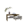 Mesa de Centro Lima Cinamomo/off White - Bechara Móveis - 2