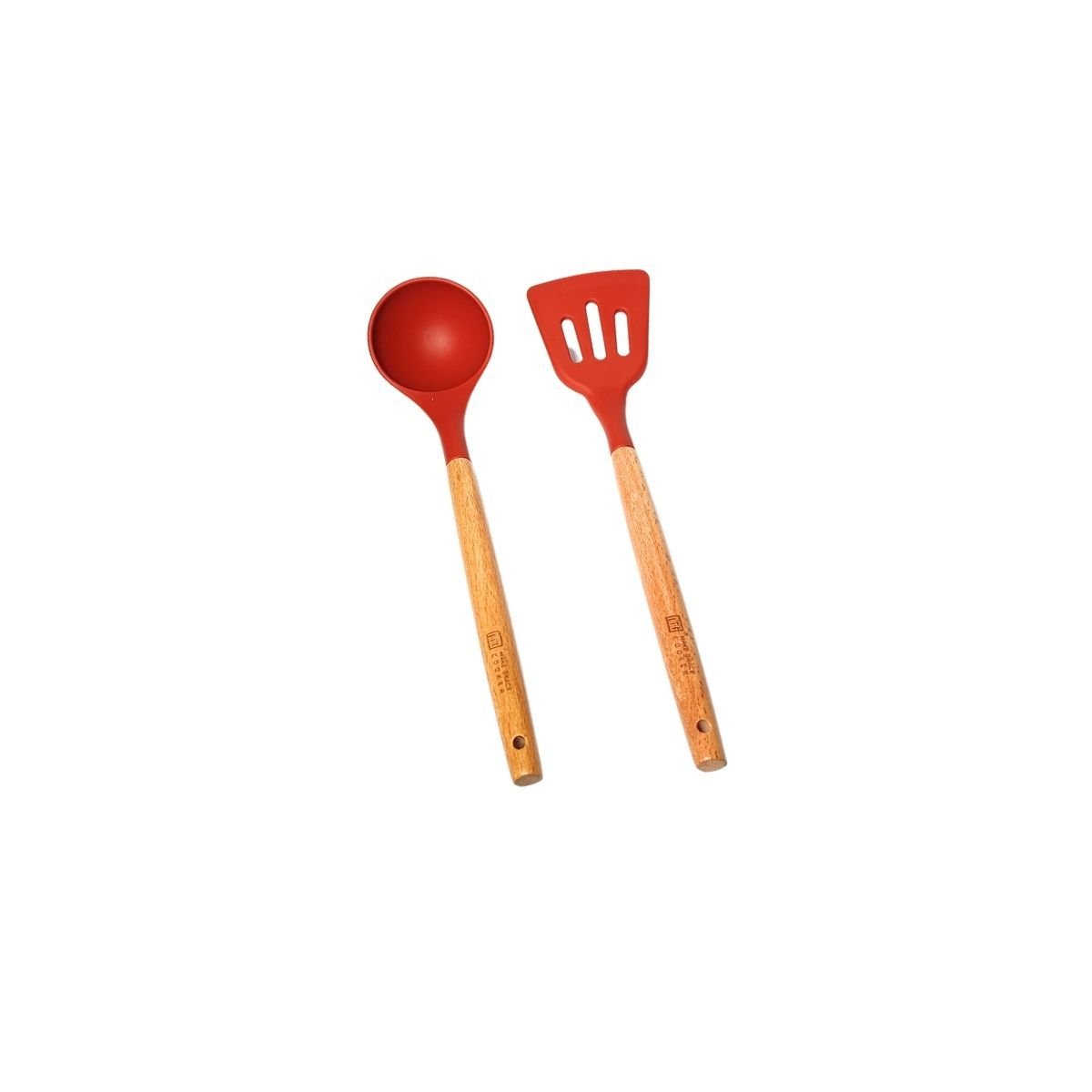 Jogo Panela Indução Revestimento Mármore Cerâmico 9 Peças Vermelho - 5