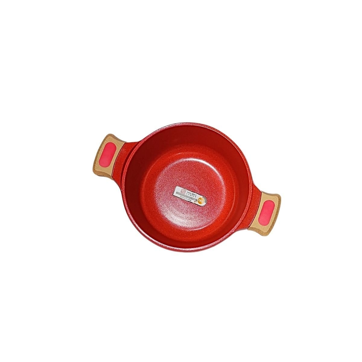 Jogo Panela Indução Revestimento Mármore Cerâmico 9 Peças Vermelho - 15