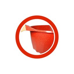 Jogo Panela Indução Revestimento Mármore Cerâmico 9 Peças Vermelho - 7