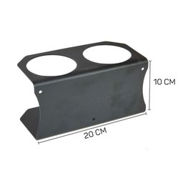 Suporte Porta 2 Frasco Borrifador Alcool em Gel Apoio Parede - 3