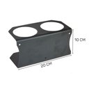 Ver imagem 3 de Suporte Porta 2 Frasco Borrifador Alcool em Gel Apoio Parede