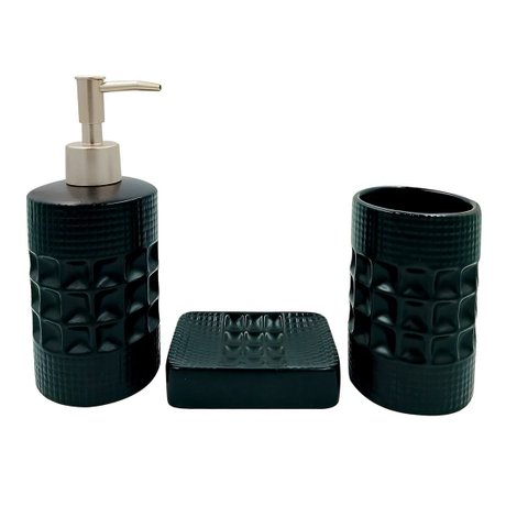 Conjunto para Banheiro 3 Peças Bancada Pia Organização Model