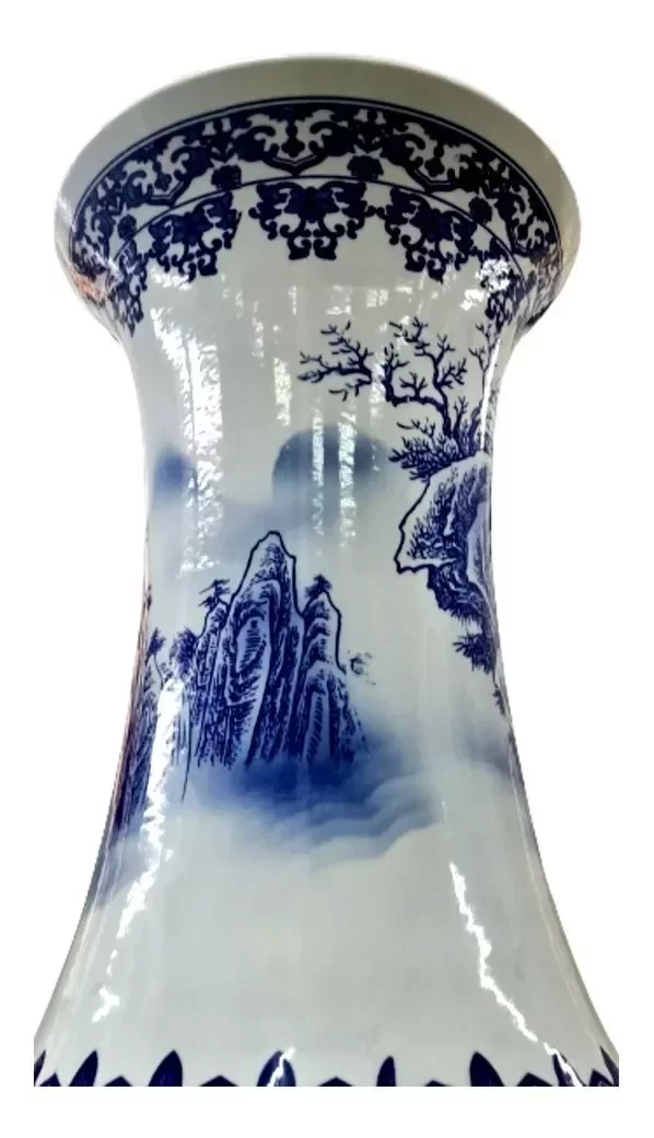 Vaso Grande Decorativo 184cm Porcelana Chinesa - 3